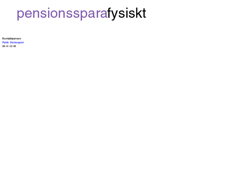 www.pensionssparafysiskt.com