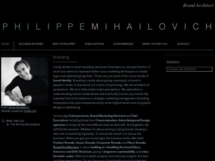 www.philippemihailovich.com