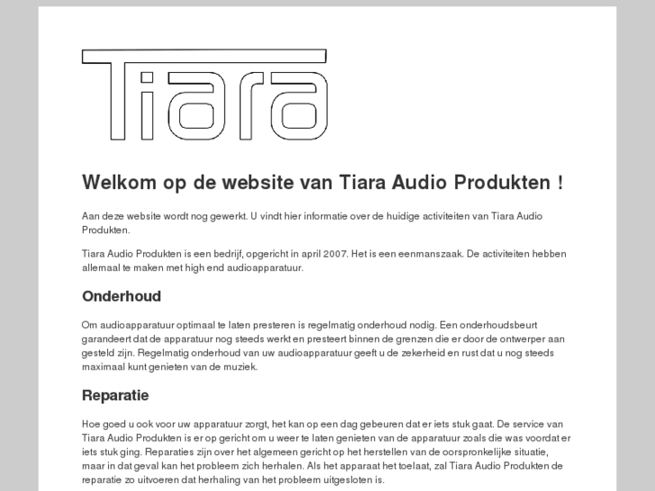 www.tiara-audio.com