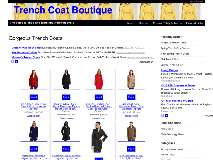 www.trenchcoatboutique.com