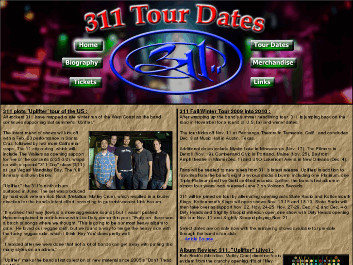 www.311tourdates.com