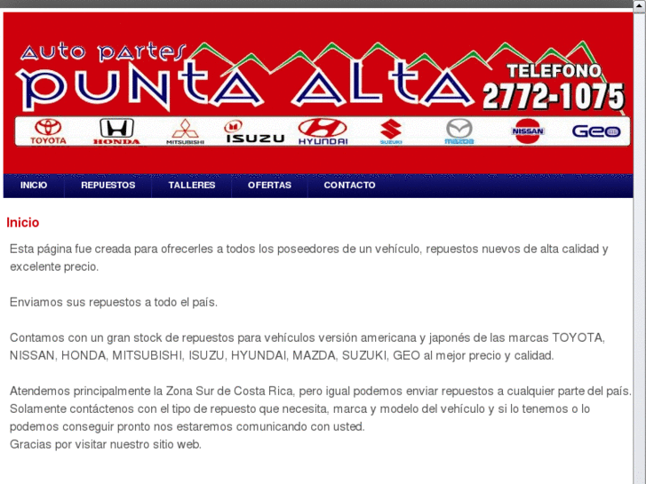 www.autopartespuntaalta.com