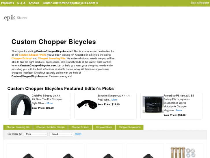 www.customchopperbicycles.com