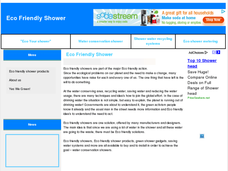 www.ecofriendlyshower.com