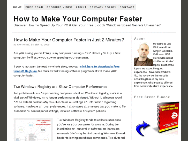 www.howtomakeyourcomputerfaster.org