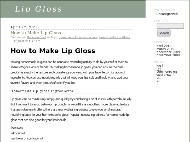 www.lipgloss.org