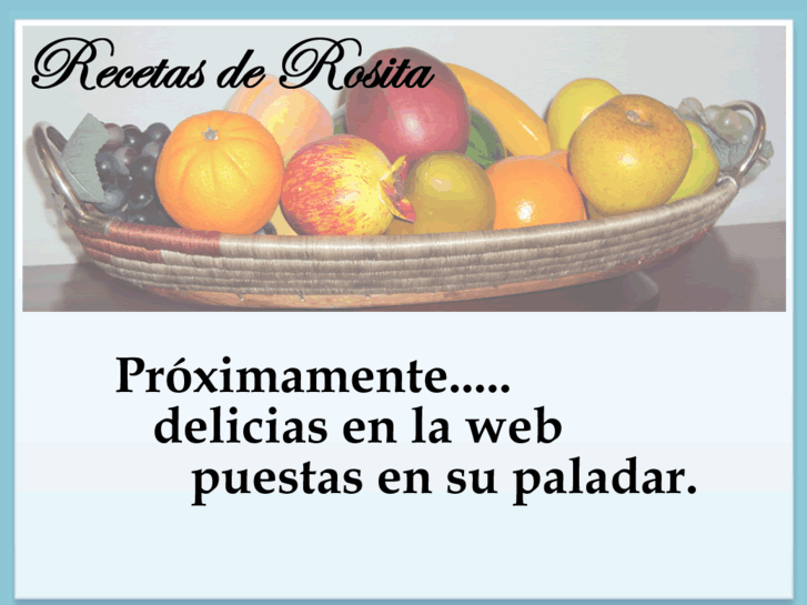 www.recetasderosita.com