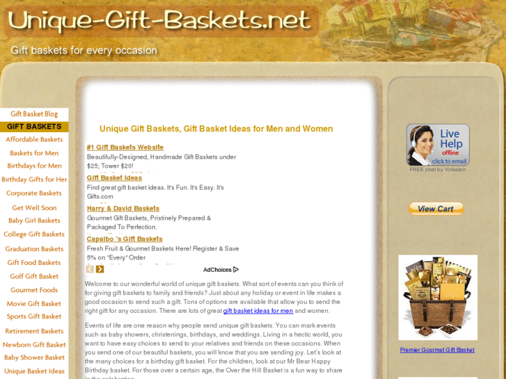 www.unique-gift-baskets.net