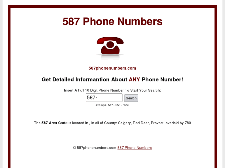 www.587phonenumbers.com