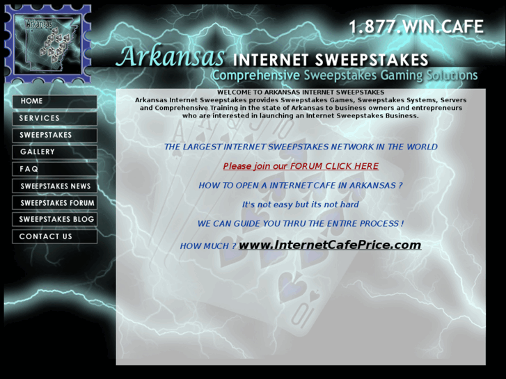 www.arkansasinternetsweepstakes.com