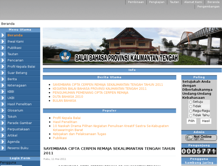 www.balaibahasaprovinsikalteng.org