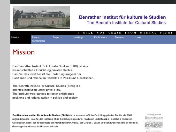 www.benrathinstitute.org