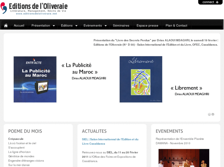 www.editionsdeloliveraie.net