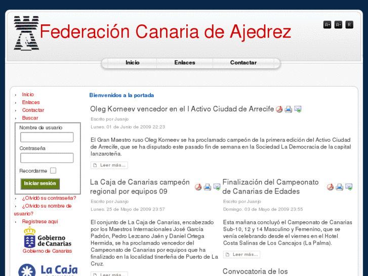 www.federacioncanariadeajedrez.com