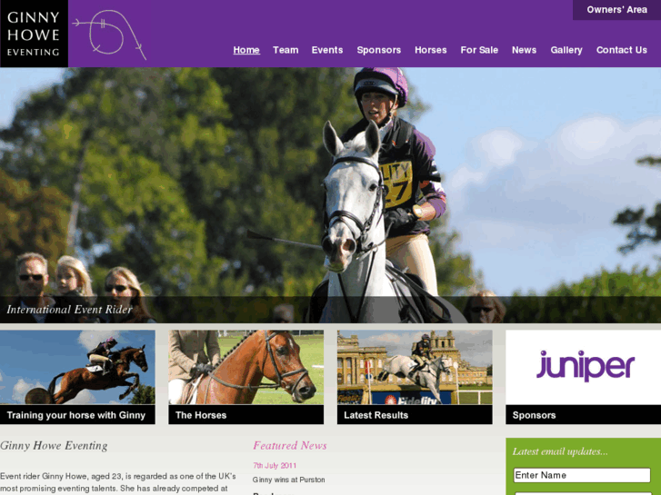 www.ginnyhowe-eventing.com