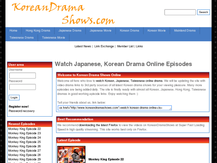 www.koreandramashows.com