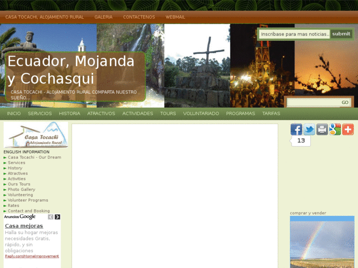 www.ruraltourismecuador.com