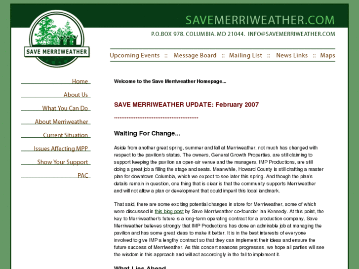 www.savemerriweather.net