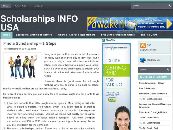 www.scholarships-for-mothers.org