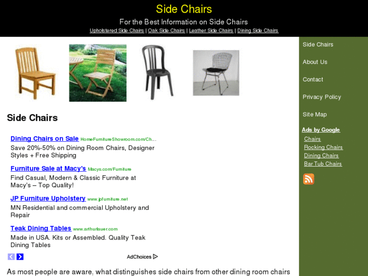 www.sidechairs.net