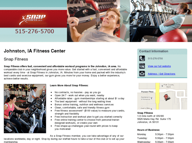 www.snapfitnessjohnston.com