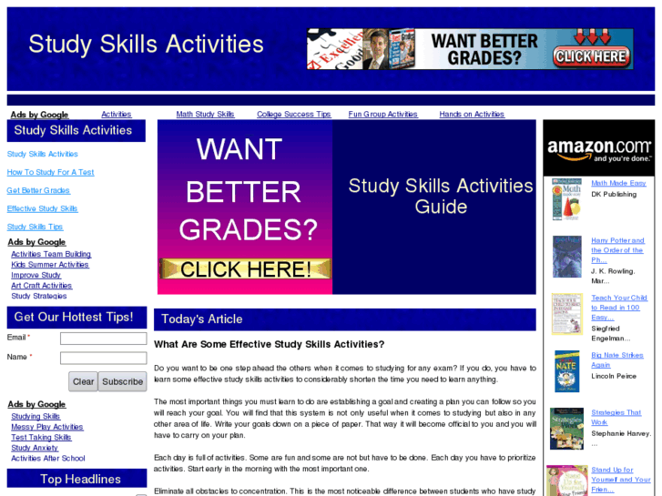 www.studyskillsactivities.org