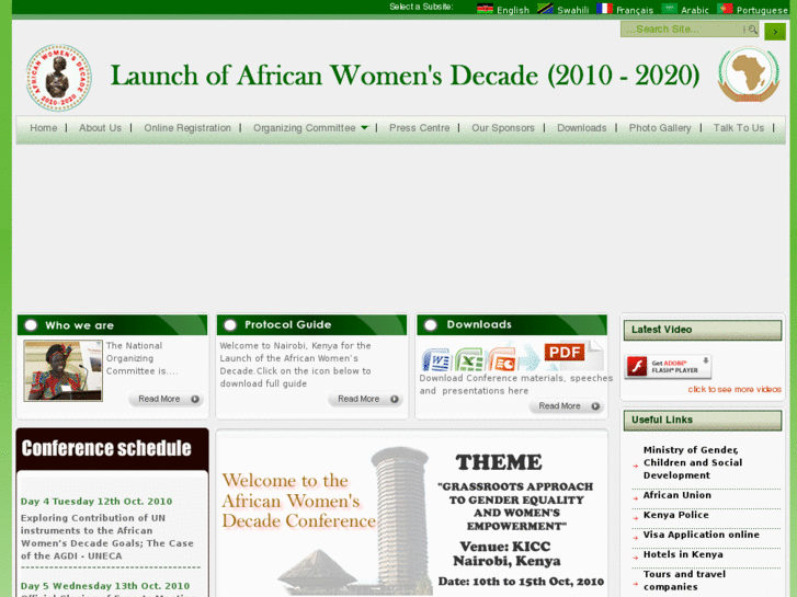 www.africanwomendecade.org