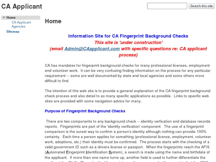 www.caapplicant.com