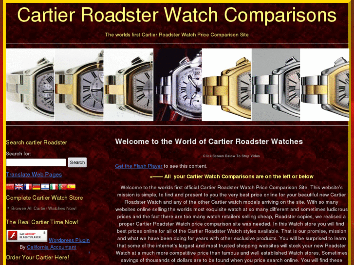 www.cartier-roadster-watch.com