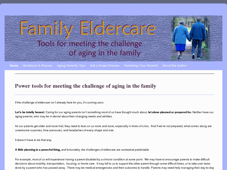 www.familyeldercareworkbook.com