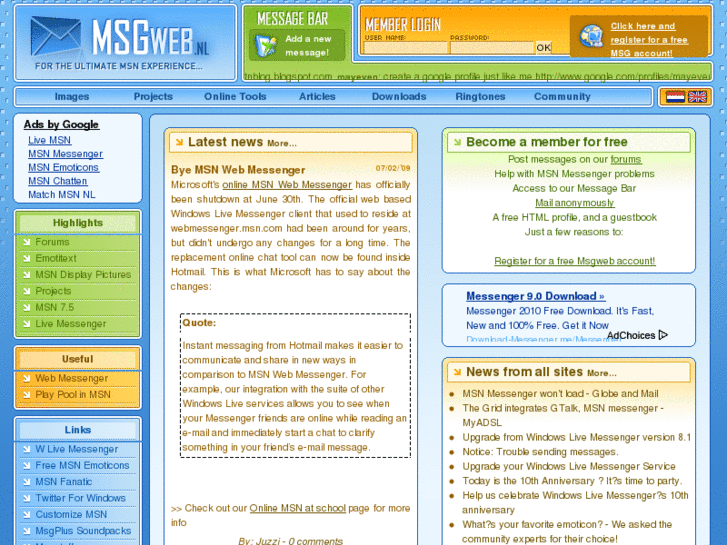 www.msgweb.nl