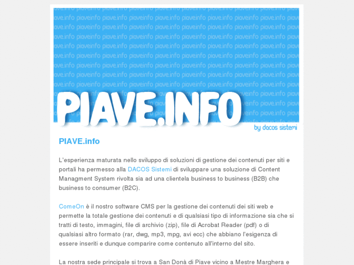 www.piave.info