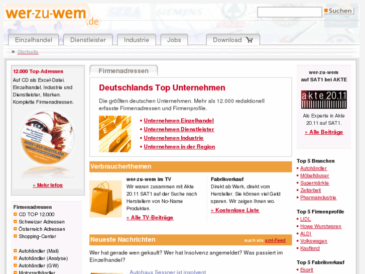 www.wer-zu-wem.de