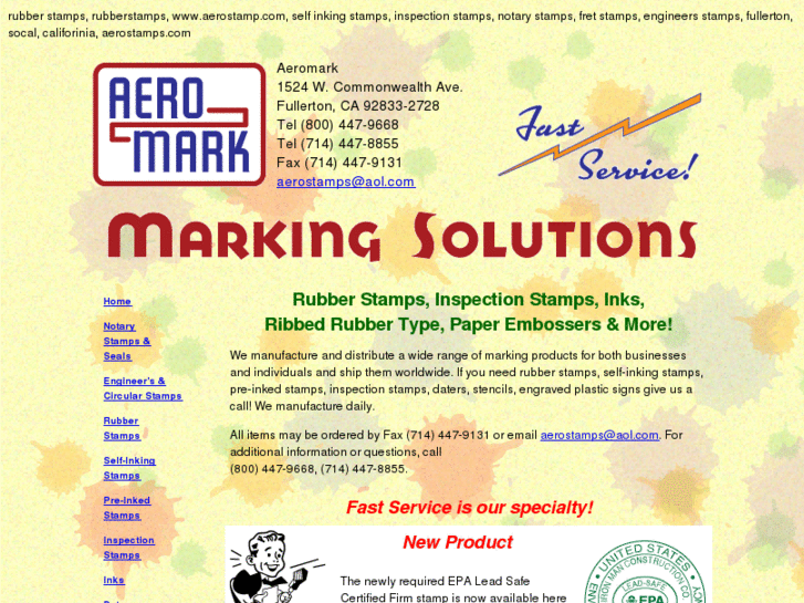 www.aeromark-rubber-stamps.com