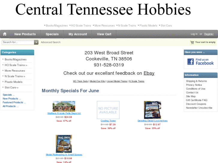 www.central-tennessee-hobbies.com