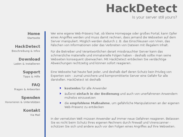 www.hackdetect.net