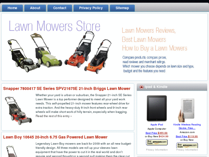 www.lawnmowershome.com