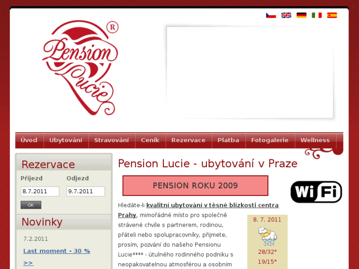 www.pensionlucie.cz