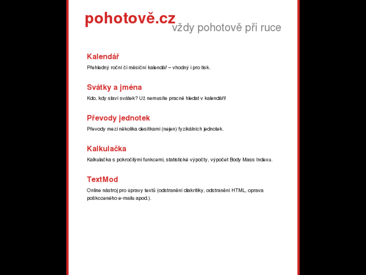 www.pohotove.cz