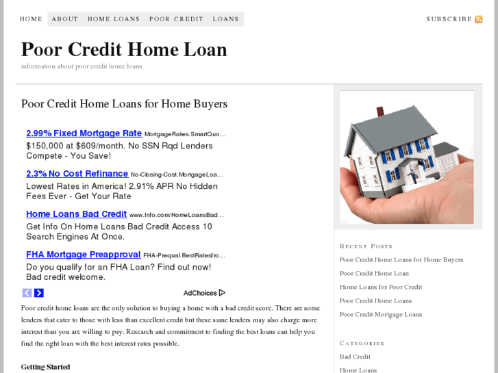 www.poorcredithomeloan.org
