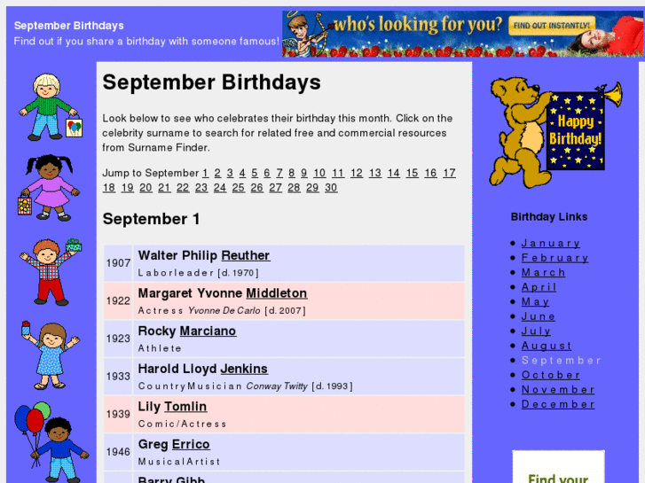 www.septemberbirthday.com