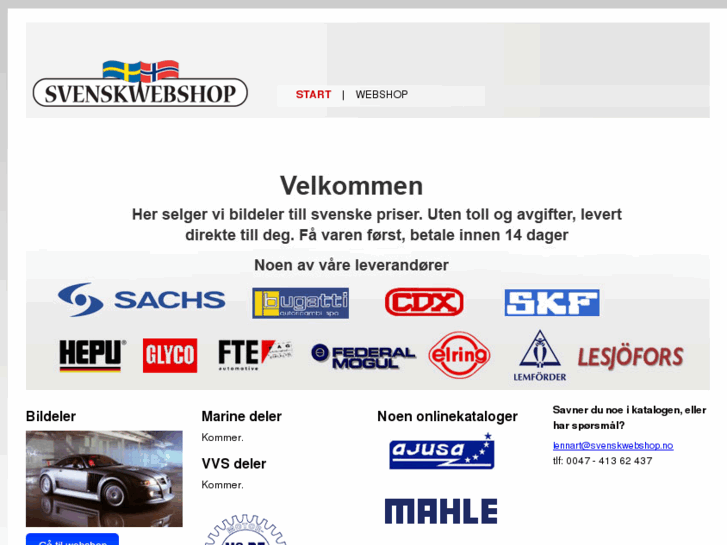 www.svenskwebshop.no