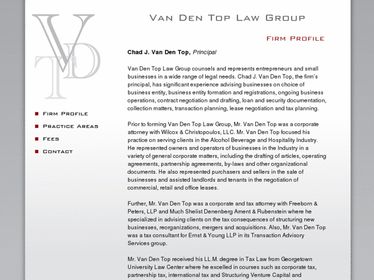 www.vandentoplaw.com