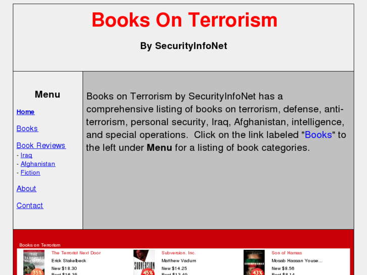 www.booksonterrorism.com