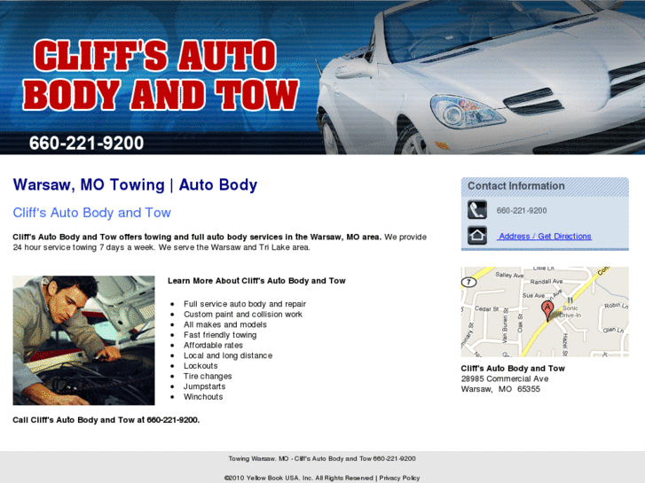 www.cliffsautobodyandtow.com