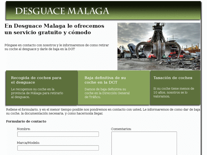 www.desguacemalaga.es