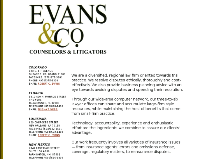 www.evanslawfirm.com