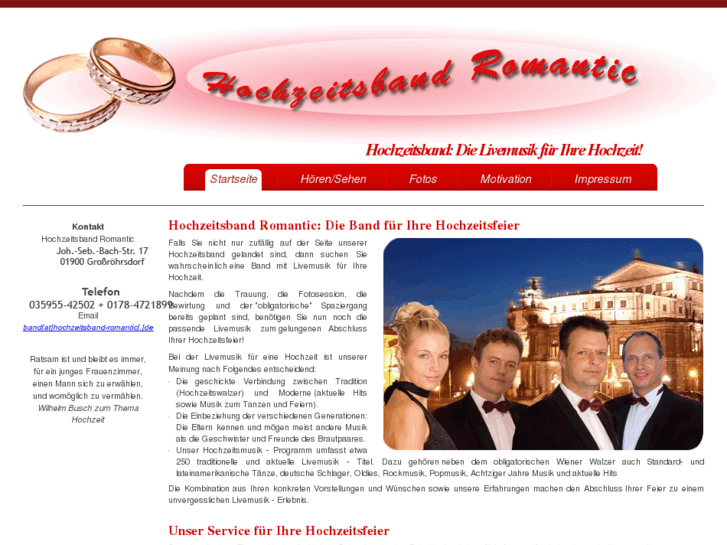 www.hochzeitsband-romantic.de