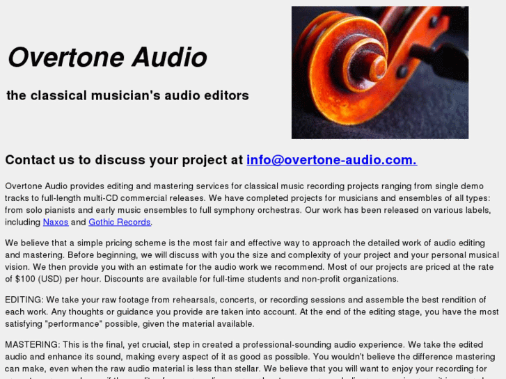 www.overtone-audio.com