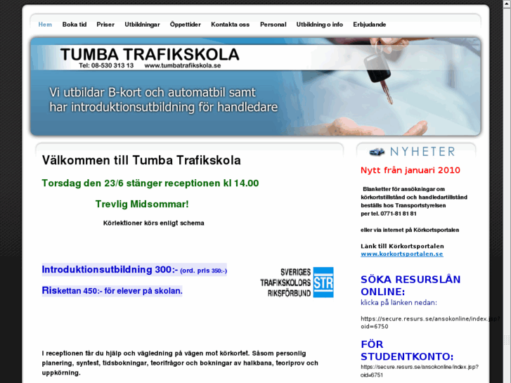 www.tumbatrafikskola.se